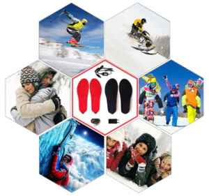 semelles chauffantes rechargeables sans fil